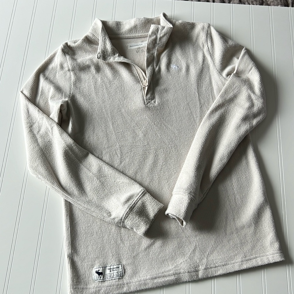 Abercrombie Boys Cozy 1/4 Zip Long Sleeve